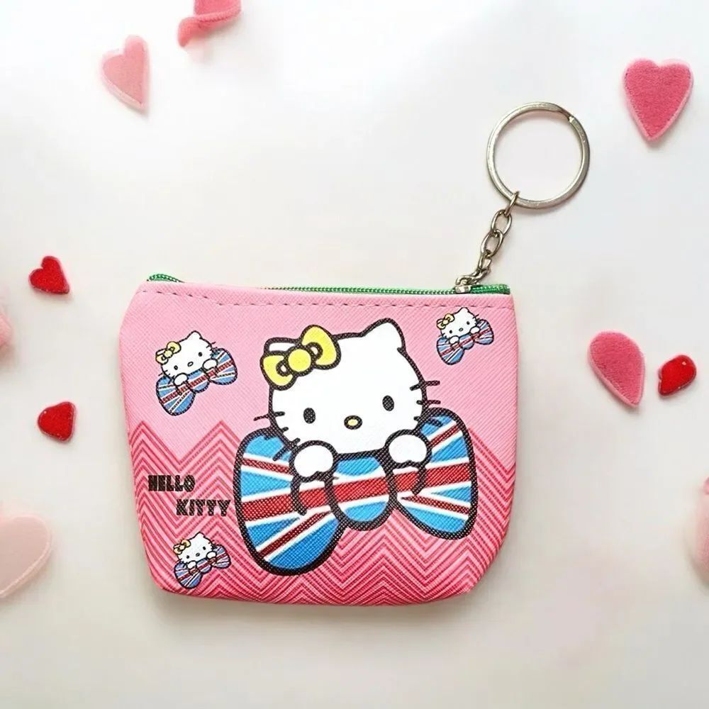 🤯5/$25🤯 Hello Kitty Bow Coin Purse Keychain